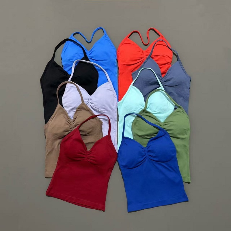 Running Gear Vest - Gym Sport Tops Frauen Nahtlose Yoga
