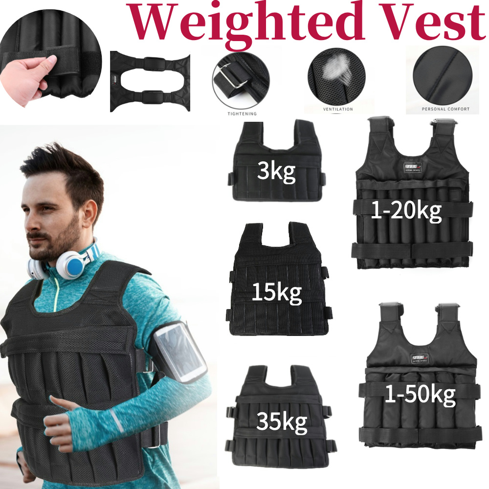 3/15/35kg Trainings-Gewichtswe – Running Gear Vest Bewertung und Preis