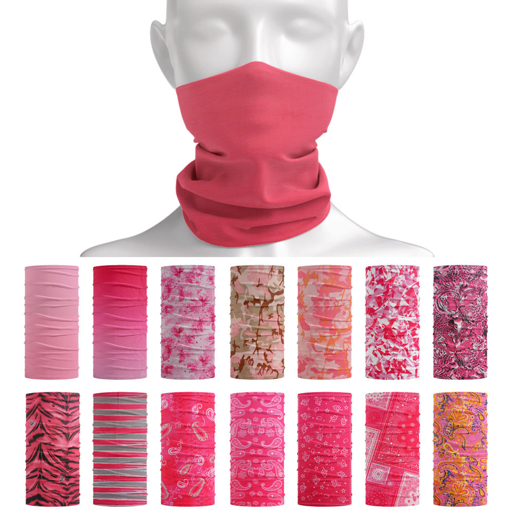 Rosa Nahtlose Outdoor Bandana  – Running Gear Autumn Bewertung und Preis
