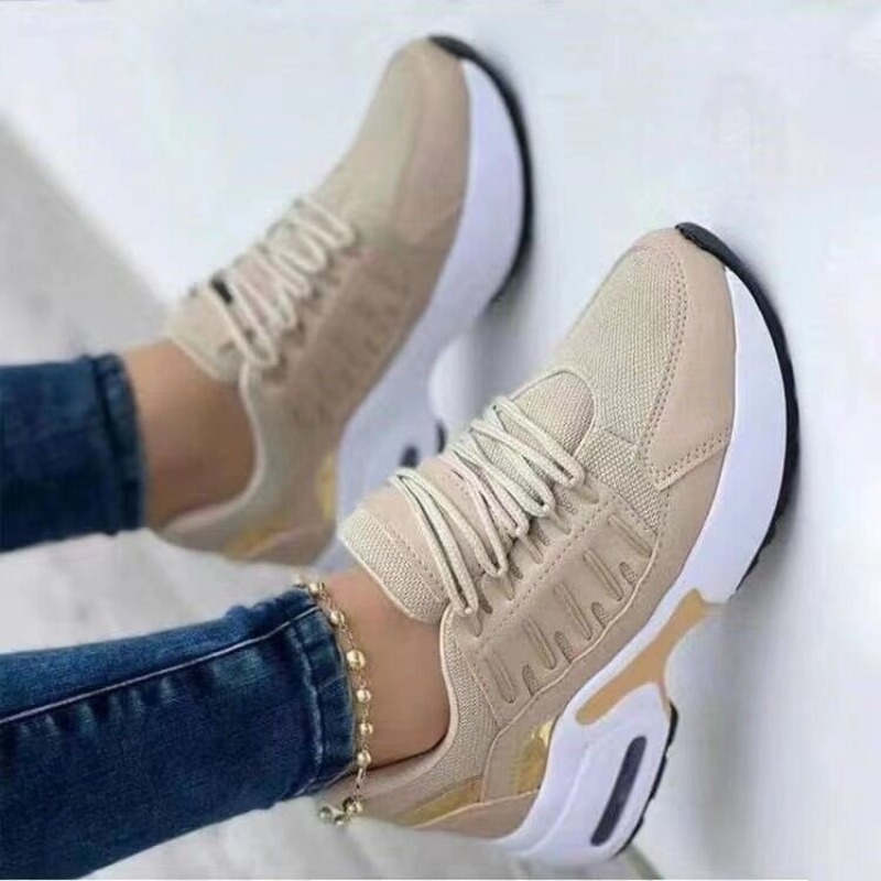 Damenmode-Sneaker mit Plateau, – Running Gear Women Bewertung und Preis